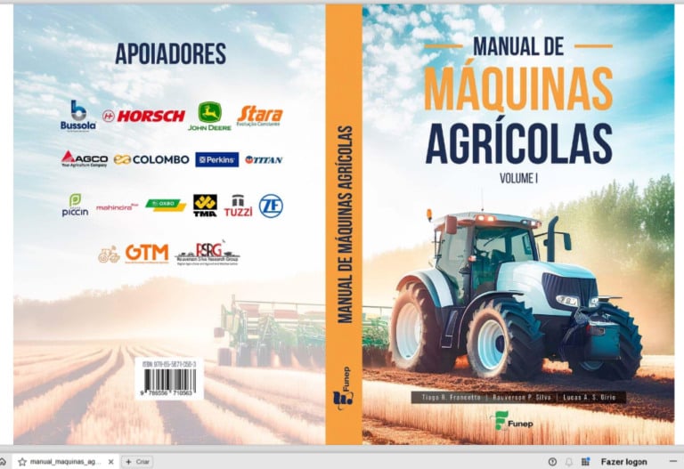 Agrishow será palco do lançamento do Manual de Máquinas Agrícolas