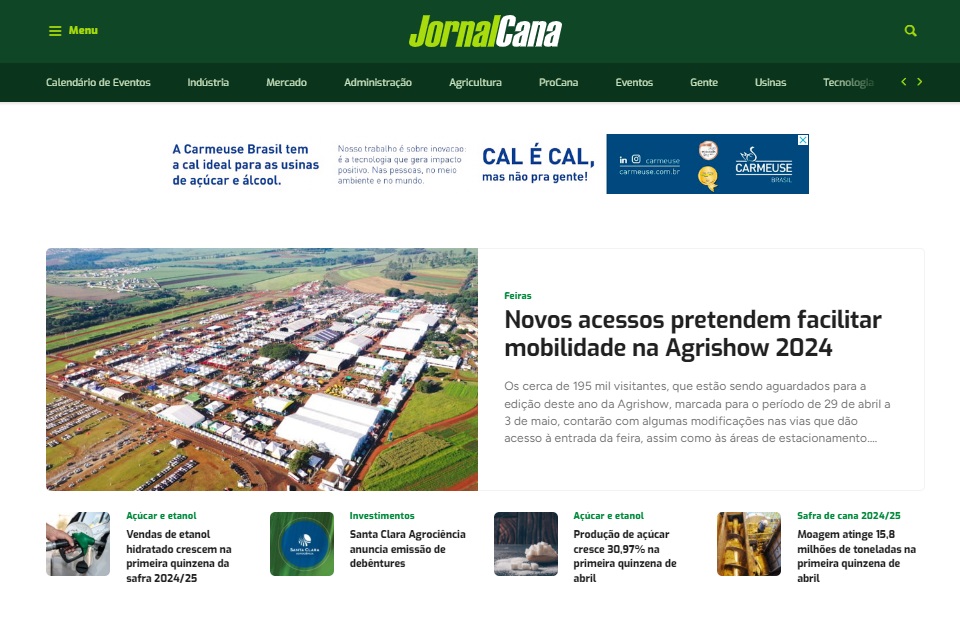 JornalCana apresenta novo portal digital