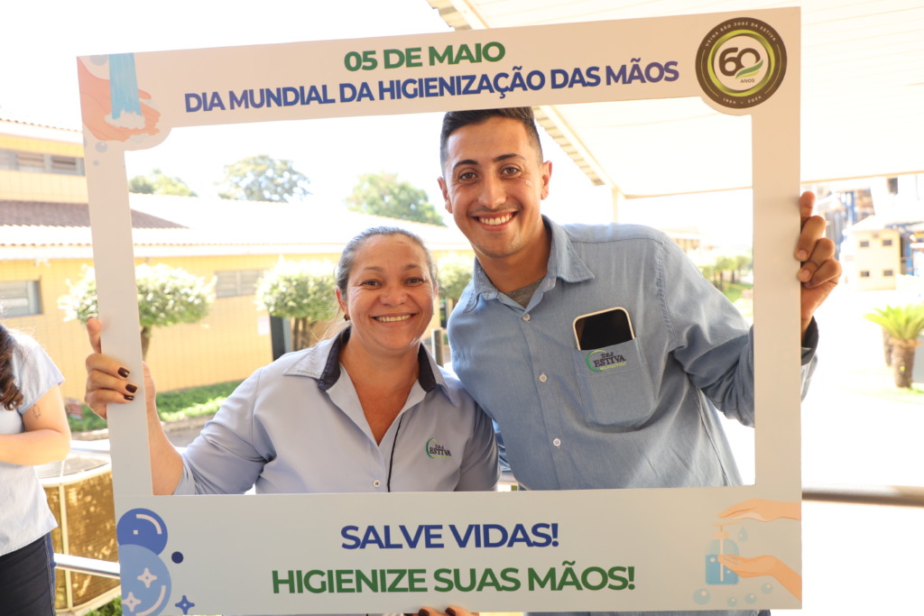 Usina São José da Estiva reforça importância da higiene das mãos em ação especial Usina São José da Estiva reforça importância da higiene das mãos em ação especial
