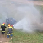 Brigadistas da Usina São José da Estiva participam de treinamento