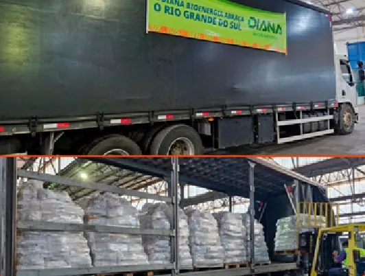 Diana Bioenergia doa 1.800 cestas básicas para reforçar ações humanitárias no Rio Grande do Sul