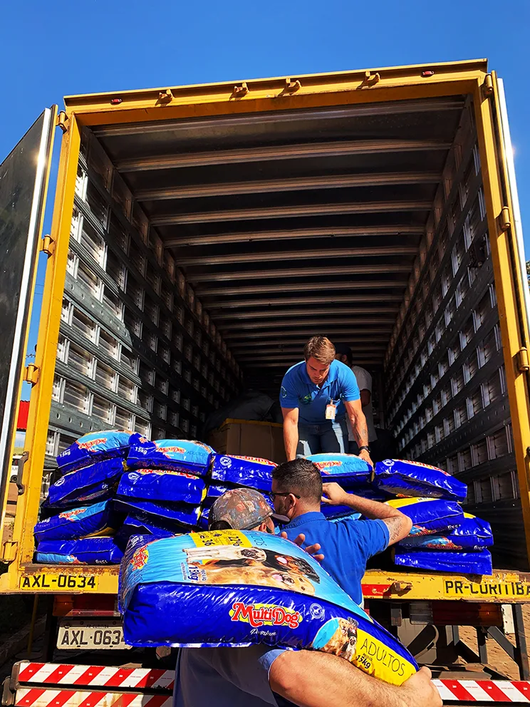 Grupo Maringá doa mais de 5 toneladas de produtos essenciais para as vítimas das enchentes no RS