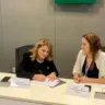 Presidente da Embrapa, Silvia Massruhá, e Maíza Goulart, diretora-executiva do Cenpes. (Foto: Divulgação Embrapa - Fernando Gregio)