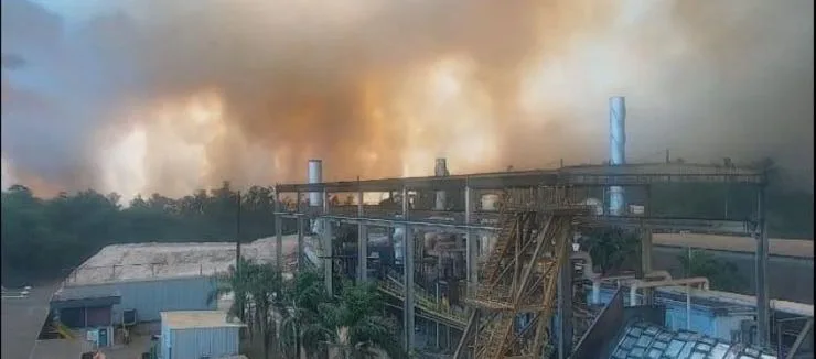 Incêndio em bagaço leva à evacuação da Usina Diana Bioenergia