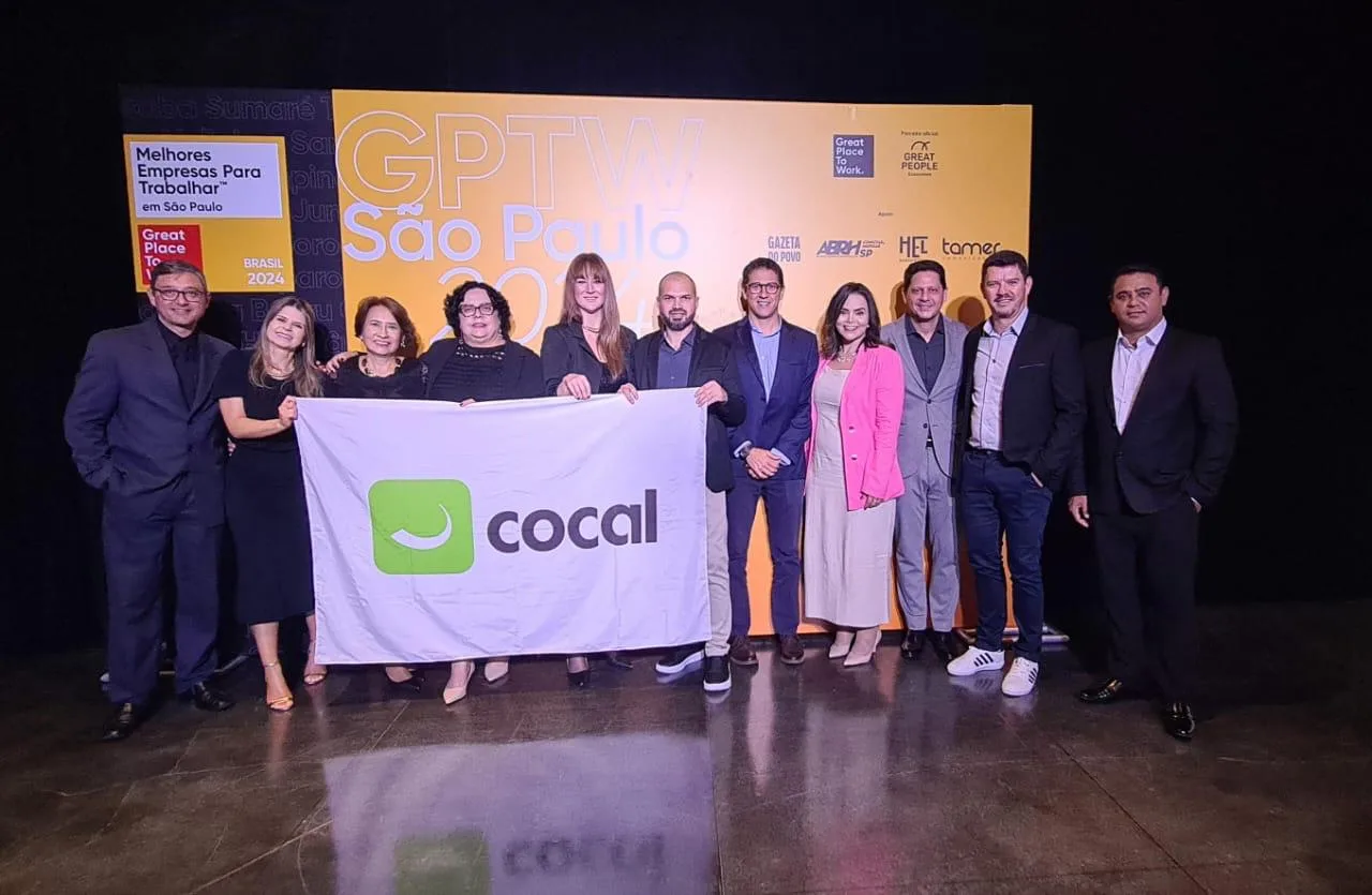 Imagem ilustra post sobre premiação da Cocal no GPTW