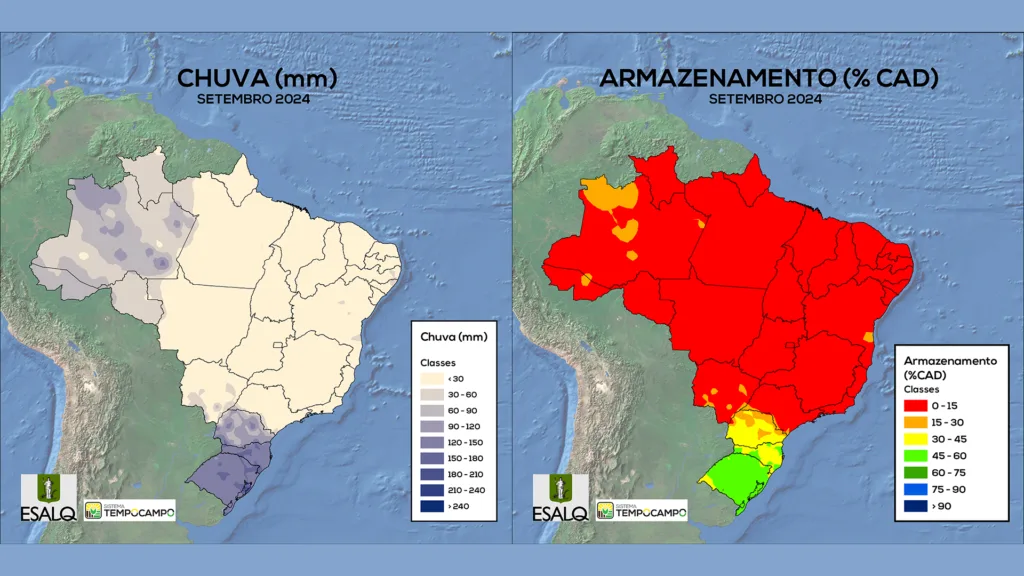 Sistema TEMPOCAMPO divulga boletim de setembro