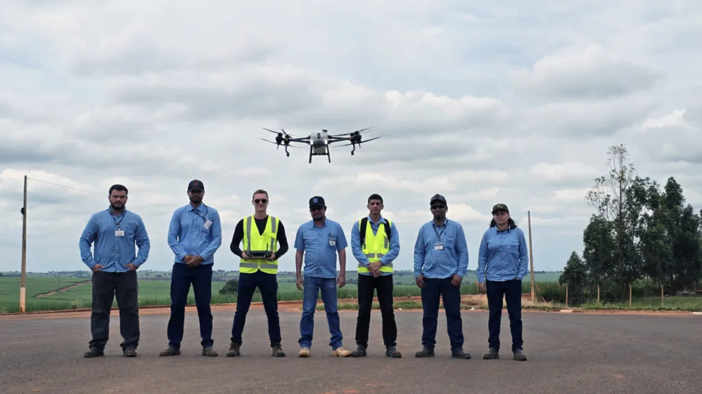 Usina Caeté aposta em drones para otimizar combate a pragas