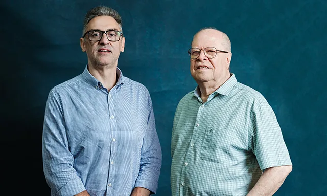 Rogério Mian, Diretor Executivo e Antonio Cesar Salibe, CEO Emérito da UDOP, em foto de arquivo