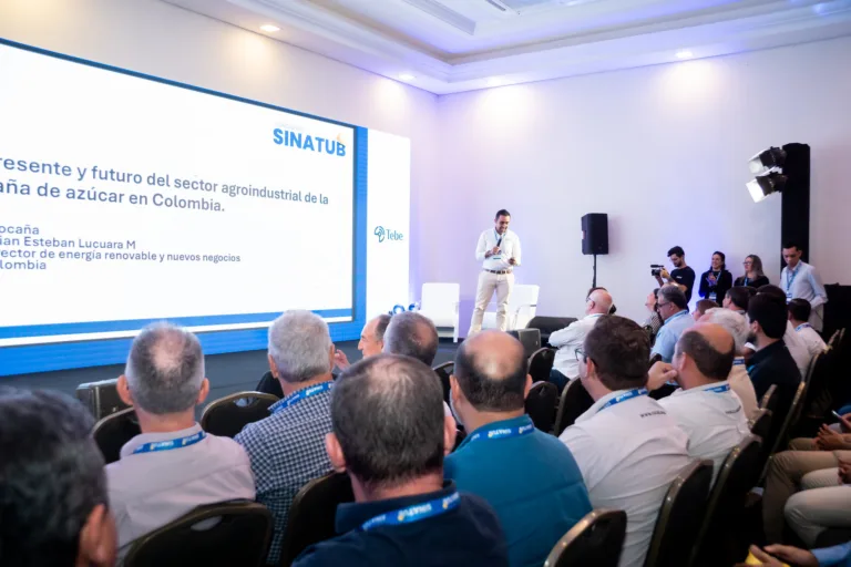 Julian Lucuara, da Asocaña durante participação no Congresso Internacional SINATUB25