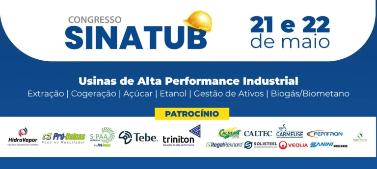 A virada da sua usina começa no SINATUB 2025