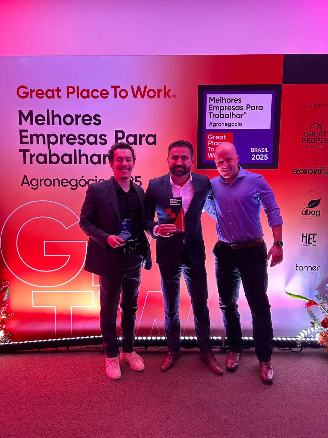 Time de RH da Tereos Açucar e Energia Brasil na premiação do GPTW que ocorreu na noite desta terça-feira, 13, em São Paulo Time de RH da Tereos Açucar e Energia Brasil na premiação do GPTW que ocorreu na noite desta terça-feira, 13, em São Paulo