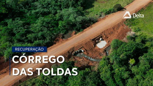 Delta Sucroenergia recupera importante passagem rural em Minas Gerais