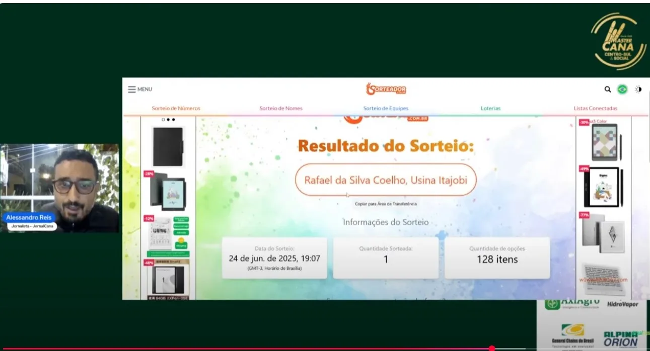 Pesquisa MasterCana 2025 segue com sorteios diários Pesquisa MasterCana 2025 segue com sorteios diários