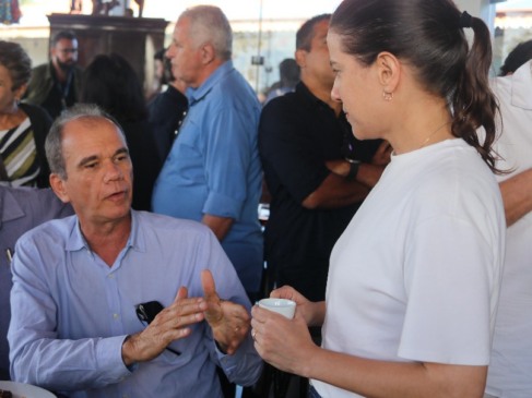 Alexandre Andrade Lima, presidente da AFCP, e a governadora de Pernambuco, Raquel Lyra (Divulgação)
