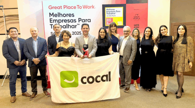 Cocal se mantém entre as “Melhores Empresas para Trabalhar em SP”