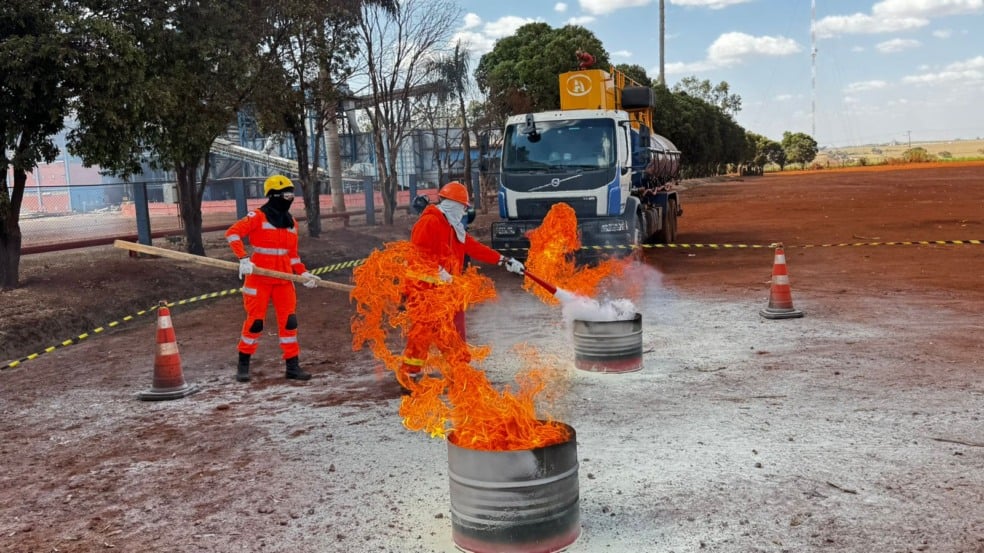 CRV Industrial mineira intensifica ações de prevenção e combate a incêndios