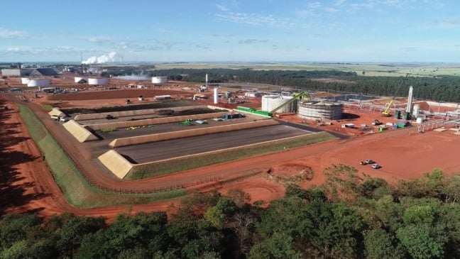 Planta de biogás da Cocal em Narandiba (SP) (Divulgação)