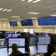 O monitoramento da Raízen abrange 700 mil hectares de cana-de-açúcar e integra recursos como detecção de incêndios via satélite, câmeras estratégicas e 350 estações meteorológicas - crédito: Divulgação/Raízen
