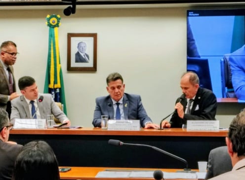 Alexandre Andrade Lima, VP da Feplana, defende regulamentação dos CBios para o setor da cana durante audiência na Câmara Federal