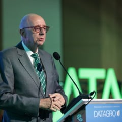 Plínio Nastari, presidente da DATAGRO, durante a 24ª Conferência Internacional DATAGRO sobre Açúcar e Etanol 2024