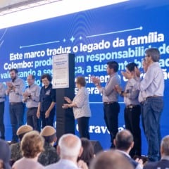Inauguração da fábrica de açúcar da unidade Palestina da Colombo