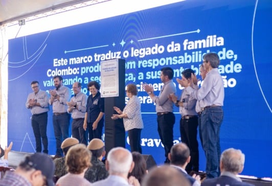 Inauguração da fábrica de açúcar da unidade Palestina da Colombo