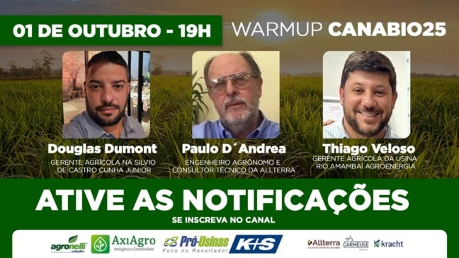 Do virtual ao presencial: webinar abre a semana que antecede o CANABIO25