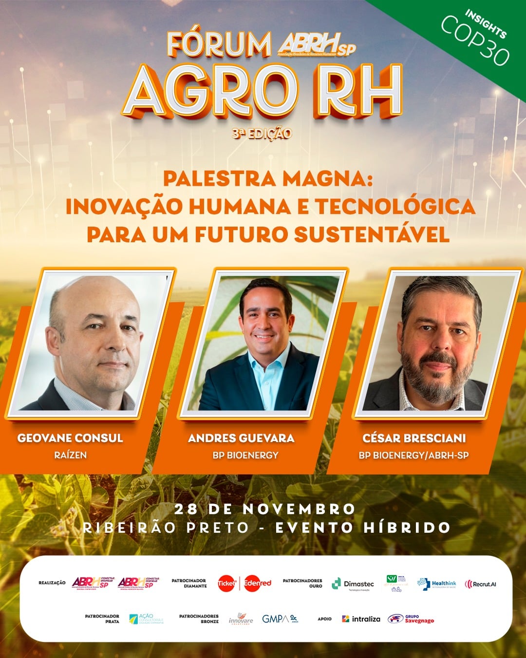 Fórum Agro da ABRH-SP reúne lideranças em Ribeirão Preto