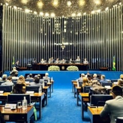 Plen&aacute;rio do Senado durante a Sess&atilde;o Especial em homenagem aos oito anos do RenovaBio (Imagem: Divulga&ccedil;&atilde;o)