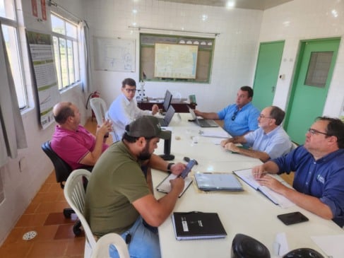 Reunião que definiu parceria da Asplan com a AFCP (Imagem: Divulgação)