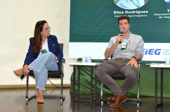 Tiago Effting, consultor de Novos Negócios da bp bioenergy, em workshop
sobre biometano em Goiânia (Divulgação: Secretaria-geral de Governo- SGG)