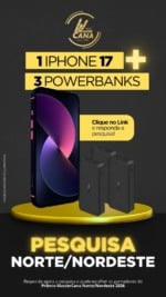 Vai deixar o power bank escapar? Primeiro sorteio é amanhã às 15h00!