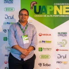 O ganhador do primeiro power bank,  Roderick Alex Luna da Silva, foi um dos palestrantes da &uacute;ltima edi&ccedil;&atilde;o do UAPNE25