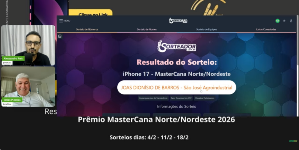iPhone 17 marca encerramento da Pesquisa MasterCana Norte & Nordeste 2026